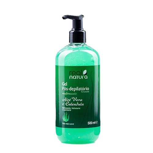 Real Natura Gel Pós Depilatório Aloe Vera & Calêndula 500ml