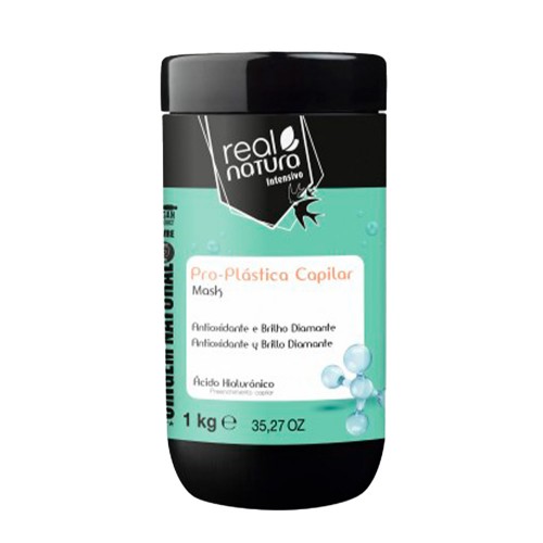 Real Natura Pro-Plástica Capilar Máscara Sem Sal 1000ml
