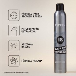 Redken Quick Dry Hairspray 400ml