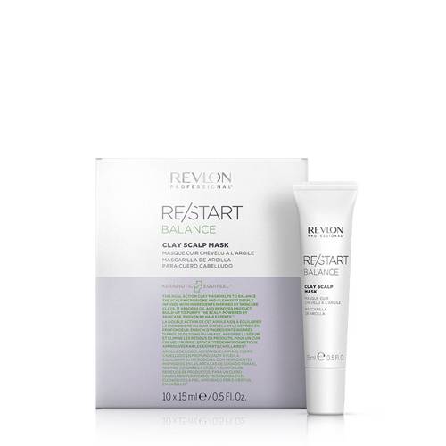 Revlon Restart Balance Clay Scalp Mask 10x15ml