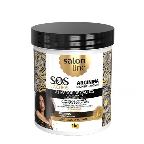 Salon Line SOS Ativador Cachos Arginina Reparação 1kg