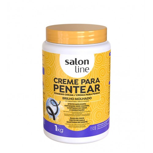 Salon Line Creme Pentear Brilho Molhado 1kg   