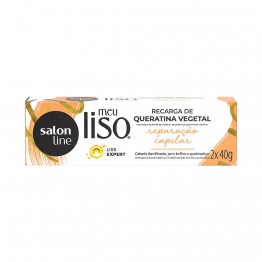Salon Line Meu Liso Recarga de Queratina Vegetal 2x40g