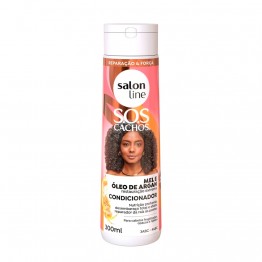 Salon Line SOS Mel e Óleo de Argão Condicionador Cachos Intensos 300ml