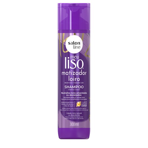 Salon Line Meu Liso Shampoo Matizador Loiro 300ml