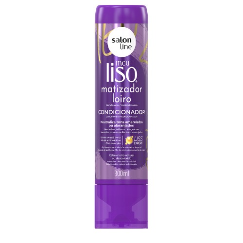 Salon Line Meu Liso Condicionador Matizador Loiro 300ml