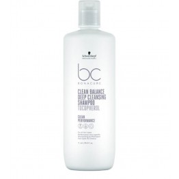 Schwarzkopf BC Clean Balance Shampoo de Limpeza Profunda 1000ml