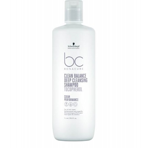 Schwarzkopf BC Clean Balance Shampoo de Limpeza Profunda 1000ml