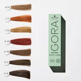 Schwarzkopf Igora Zero AMM 6-99 Louro Escuro Vermelho 60ml + Oxidante 20V
