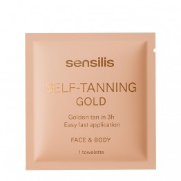 Sensilis Self-Tanning Gold Toalhitas Autobronzeadoras 6 unidades