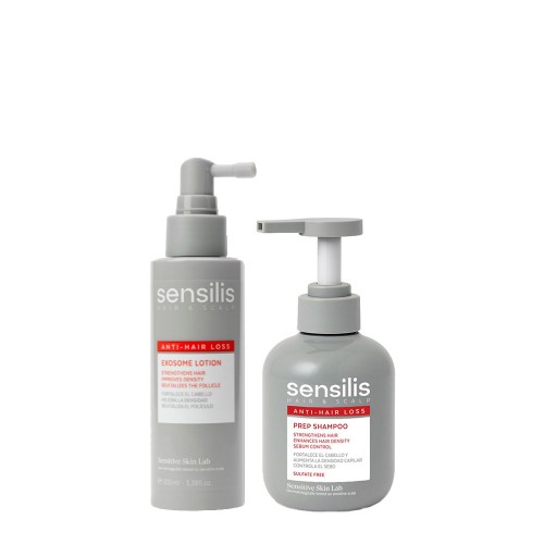 Sensilis Exosome Loção Antiqueda 100ml + Shampoo Antiqueda 100ml