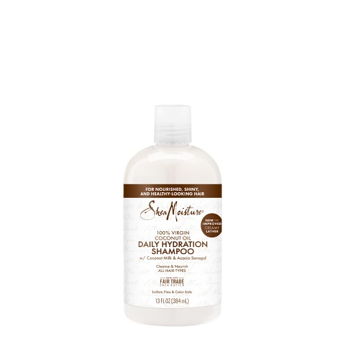 Shea Moisture Coconut Oil Shampoo Hidratação Diária 384ml