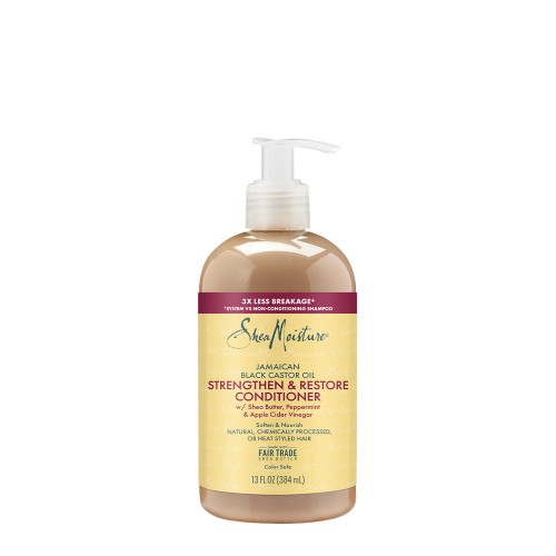 Shea Moisture Jamaican Black Castor Oil  Condicionador Fotelecedor Reparador 384ml