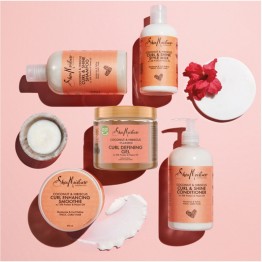 Shea Moisture Coconut & Hibiscus Condicionador de Brilho para Caracóis 384ml