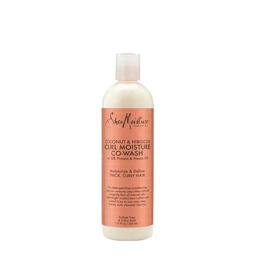 Shea Moisture Coconut & Hibiscus Co-Wash Hidratante pra Caracóis 384ml