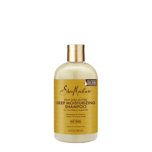 Shea Moisture Raw Shea Butter Shampoo Hidratação Profunda 384ml