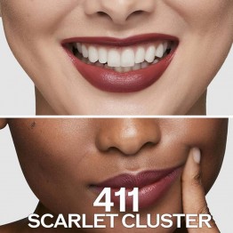 Shiseido Techno Satin Gel Lipstick 411 Scarlet Cluster 3.3g