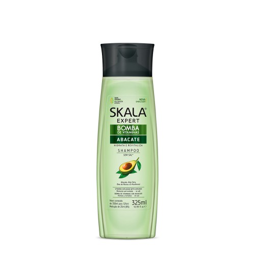Skala Bomba de Vitaminas Abacate Shampoo 325ml