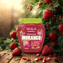 Skala Frutástica Morango Creme de Tratamento Capilar 2 em 1 Nutrição e Brilho 1000g