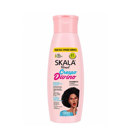 Skala Crespo Divino Shampoo Hidratação, Brilho e Antifizz 600ml