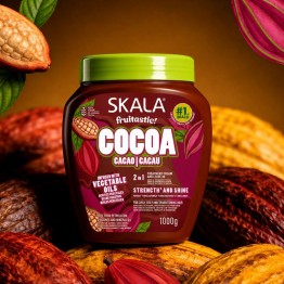 Skala Frutástica Cacau Creme de Tratamento Capilar 2 em 1 Força e Brilho 1000g