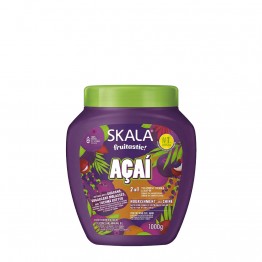 Skala Frutástica Açaí Creme de Tratamento Capilar 2 em 1 Nutrição e Brilho 1000g
