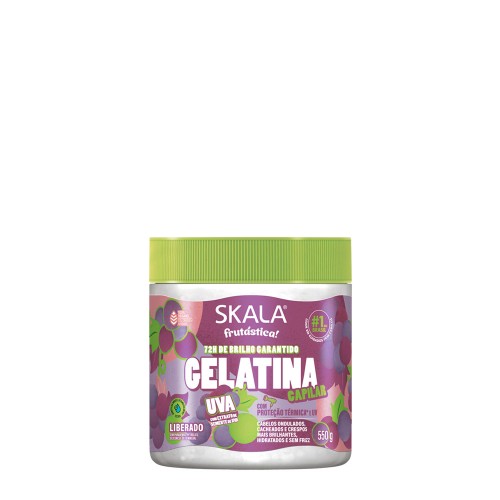 Skala Uva Gelatina Capilar Brilho Extremo 550g