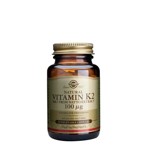 Solgar Vitamina K2 100mcg 50 cápsulas