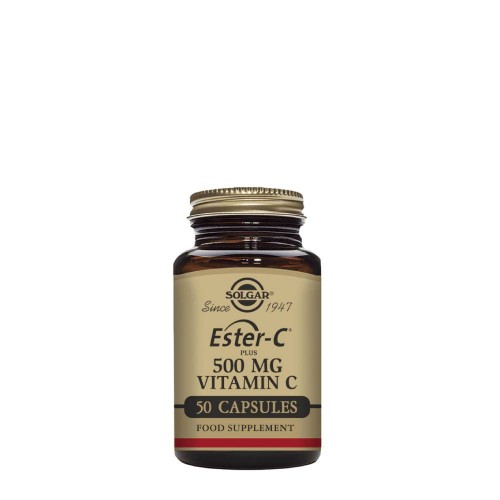 Solgar Ester-C Plus 500mg Vitamina C 50 cápsulas