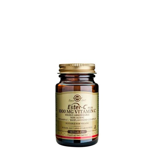 Solgar Ester-C Plus 1000mg Vitamina C 30 comprimidos