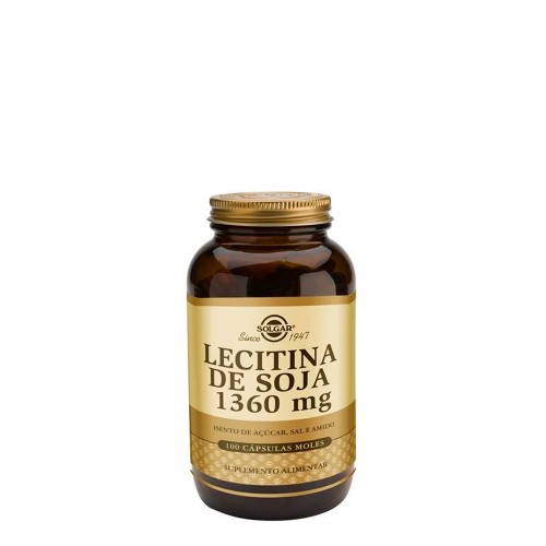 Solgar Lecitina de Soja 100 cápsulas
