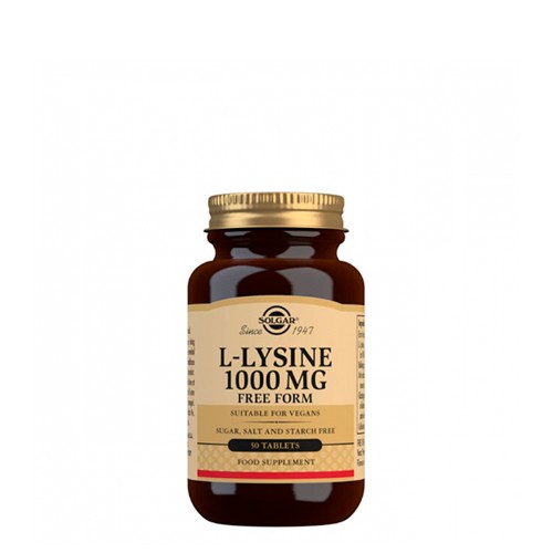 Solgar L-Lisina 1000mg 50 comprimidos