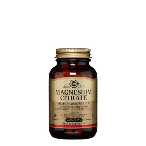 Solgar Citrato de Magnésio 60 comprimidos