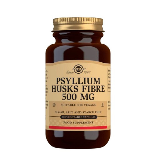 Solgar Fibra de Psílio 500mg 200 cápsulas