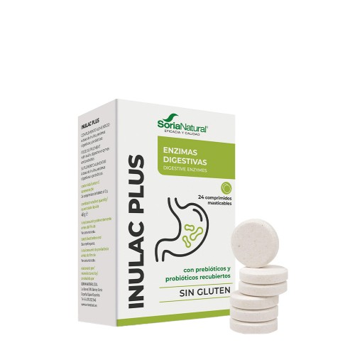 Inulac Plus Enzimas Digestivas 24 comprimidos