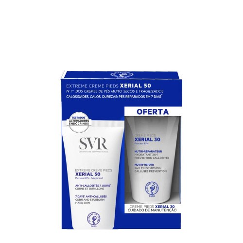 SVR Xerial 50 Extreme 50ml + OFERTA Xerial 30 Creme Pés 50ml