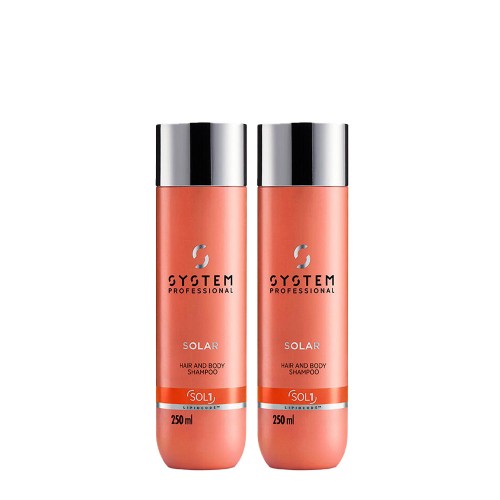 System Professional Solar Hair and Body Shampoo 2x250ml