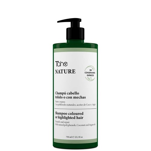 Tahe Nature Shampoo para Cabelo Pintado ou com Madeixas Sem Sulfatos 750ml