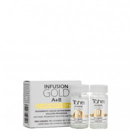 Tahe Botanic Infusion Gold Anti-Frizz System A+B Tratamento Antifrizz 2x10ml