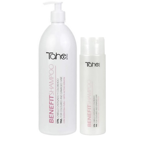 Tahe Botanic Benefit Shampoo para Cabelo Pintado e Danificado 1000ml + 300ml