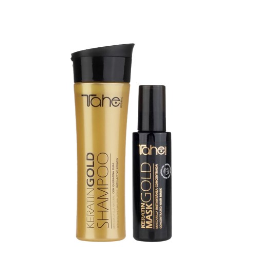 Tahe Botanic Keratin Gold Duo Cuidado Concentrado Brilho