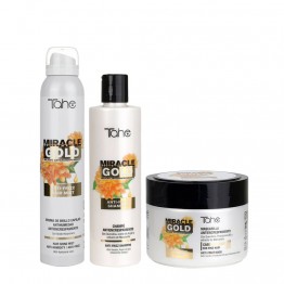 Tahe Miracle Gold Trio Antifrizz Cabelo Fino