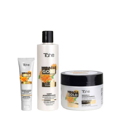 Tahe Miracle Gold Trio Antifrizz Cabelo Grosso