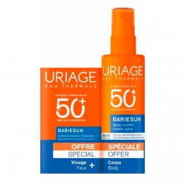Uriage Bariésun SPF50+ Creme Hidratante 50ml + Spray 200ml Preço Especial