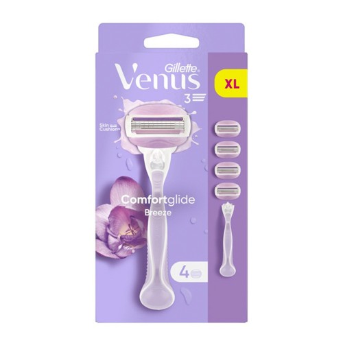 Venus Comfortglide Breeze Máquina Depilatória + 4 recargas