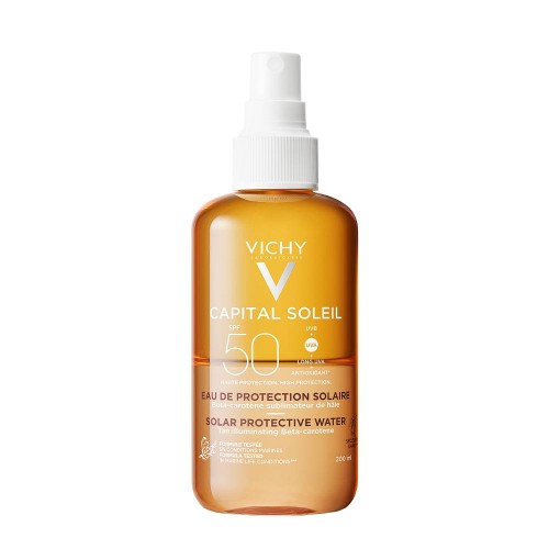 Vichy Capital Soleil Água Protetora Bronzeadora SPF50 200ml