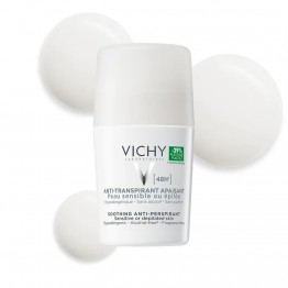 Vichy Desodorizante Antitranspirante 48h Pele Sensível 50ml