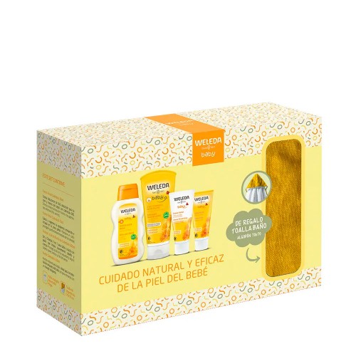 Weleda Caléndula Kit Bem-Vindo Bebé + OFERTA Toalha
