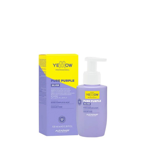 Yellow Professional Silver Pure Purple Aditivo Concentrado Violeta Acinzentado 100ml