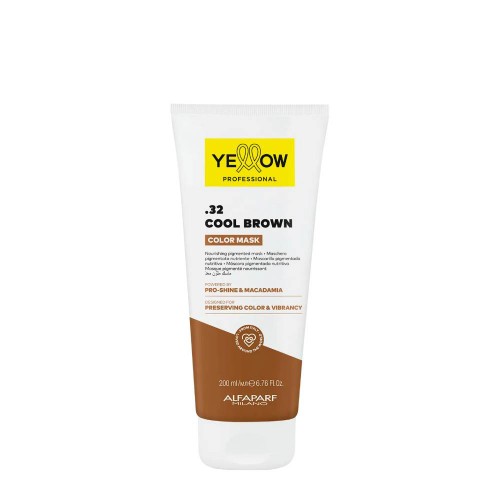 Yellow Professional Color Care Máscara .32 Cool Brown 200ml